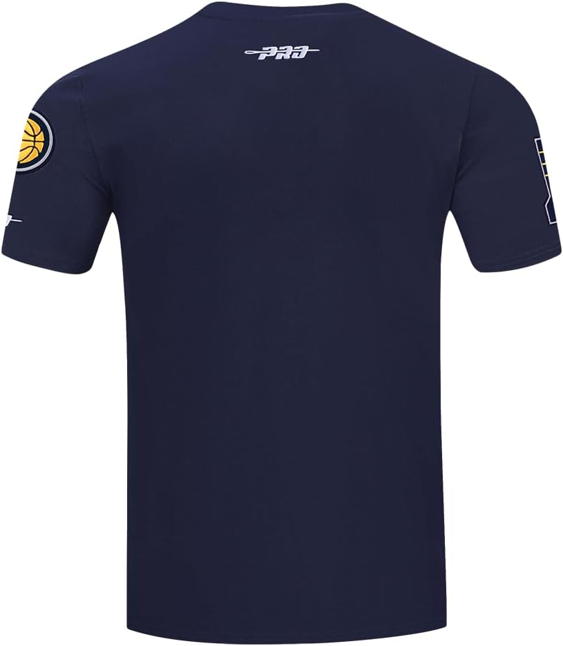 Pro Standard Mens NBA Indiana Pacers Tyrese Haliburton #0 Classic Player Short Sleeve Tee Midnight Navy M - Image 2