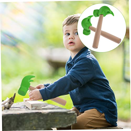 STAHAD Brinquedo De Fingir Brinquedo De Martelar Presentes Para Crianças 2 Pçs Martelo De Brinquedo