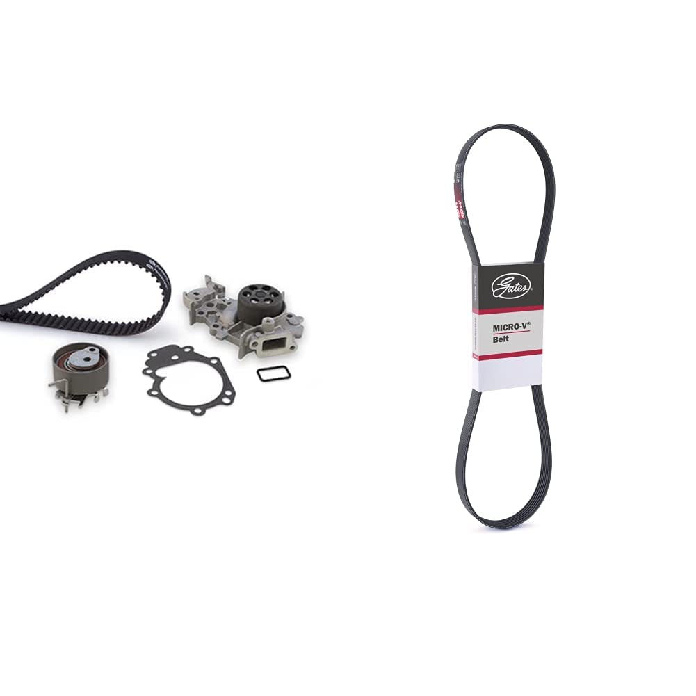 Courroie crantée Gates KP25577XS pompe à eau et kit distribution 3PK738 auto