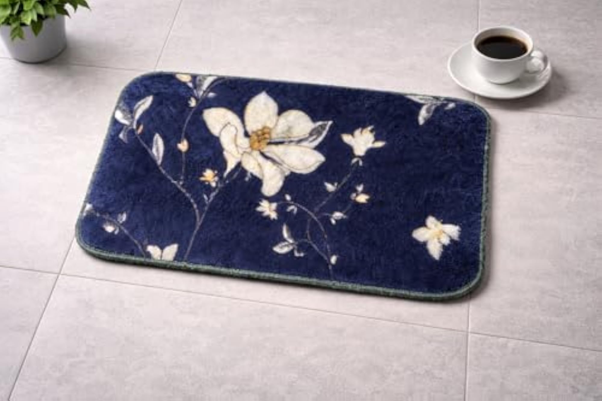 4 PCS Set Multicolour Trendy Doormats, Stylish Home Mats