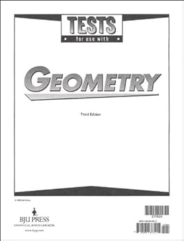 Paperback Geometry Tests Grd 10 3rd Edition Book