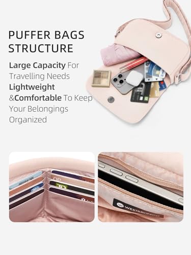 Image of WESTBRONCO Small Crossbody Bags for Women, Shoulder Handbags, Satchel Purse with Adjustable Strap