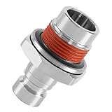 KPALAG Engine Coolant Drain Check Valve with Gasket, Radiator Rad Springlock Drain Valve Coupler, Coolant Drain Quick Coupling Compatible with Volvo Mack Trucks Replace# 1676622