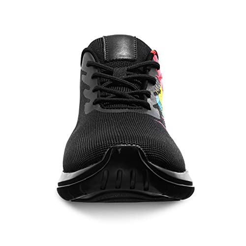 Soulsfeng Flying Eagle Black Running Shoes For Men Size 11 Lightweight Breathable Sports Tennis Shoes Fashion Sneakers For Women Size 12.5 #TOP2