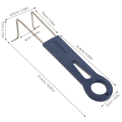 Palo Desmontable para Cesta de Freidora: Manija Resistente al Calor sin Deslizamiento, Pieza de Repuesto para Cesta de Freidora, Utensilio de Cocina, Ajuste para Pequeños Electrodomésticos miniatura 7