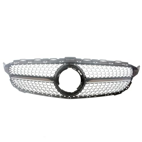 Grille avant pour Benz W205 remplacer calandre cassée Classe C C200 C300 noir sans trou