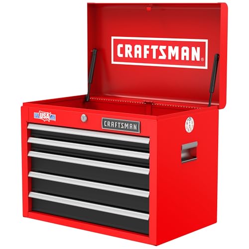 CRAFTSMAN S2000 26 in 5-Drawer Metal Tool Chest (CMST98263RB)