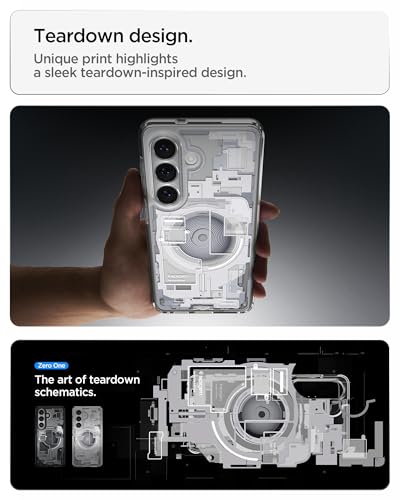 Image of Spigen for Galaxy S26 Plus Case, Ultra Hybrid MagFit [Anti-Yellowing] [Compatible with MagSafe] [Fast Wireless Charging] - Zero One White