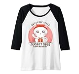 Photo Gallery donna kawaii anime cat - 31 anni compleanno agosto 1991 maglia con maniche raglan Photo Gallery donna kawaii anime cat - 31 anni compleanno agosto 1991 maglia con maniche raglan