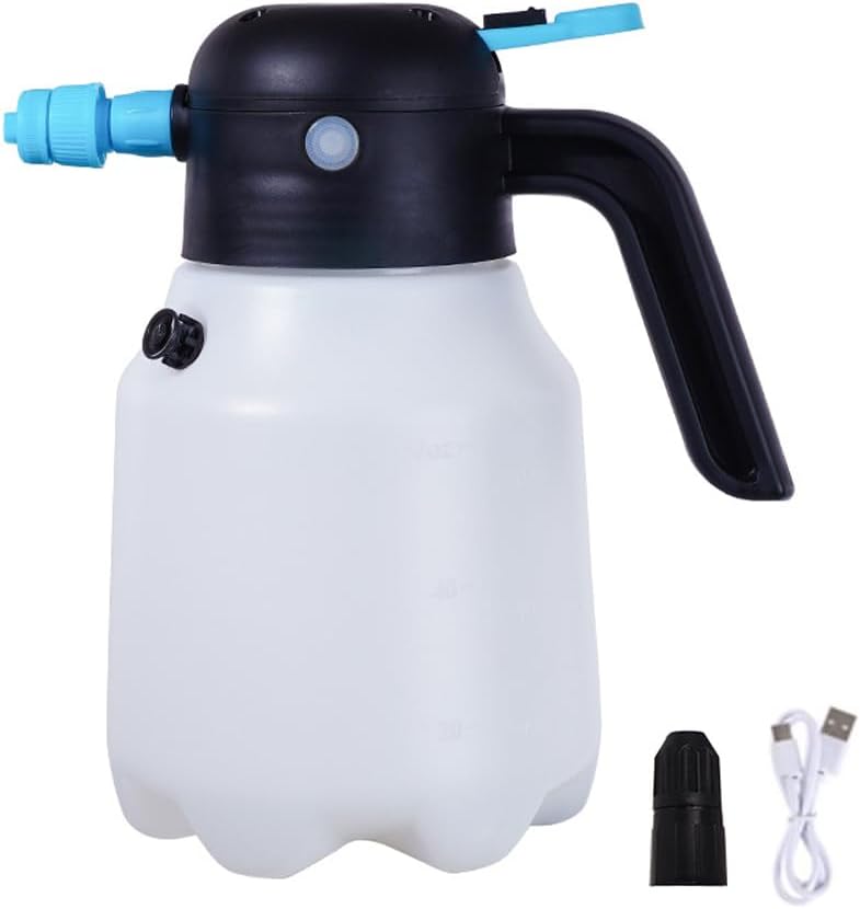 ZJchao Electric Car Cleaning Pump Watering Sprayer 1.8L Foam Bottle for Cleaning Gardening Agricultural Irrigation