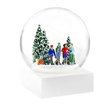 CoolSnowGlobes Ice Skaters Snow Globe