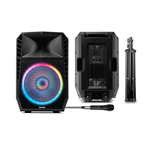 Ion Audio Total Pa Spartan High-Power Bluetooth Speaker System With Premium Audio, Party Lights And Microphone (Renewed) #TOP1