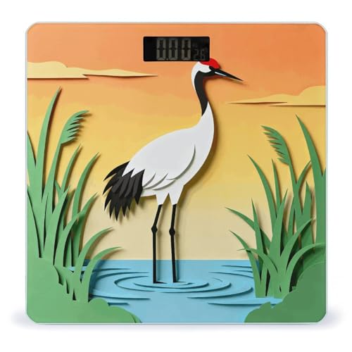 Báscula Digital de Baño Elegante con Pantalla LCD Grande miniatura 1