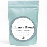 Organic Cleanse and Detox Tea for Women, 30 Tea bags with Mint, Dandelion Root and Burdock Root