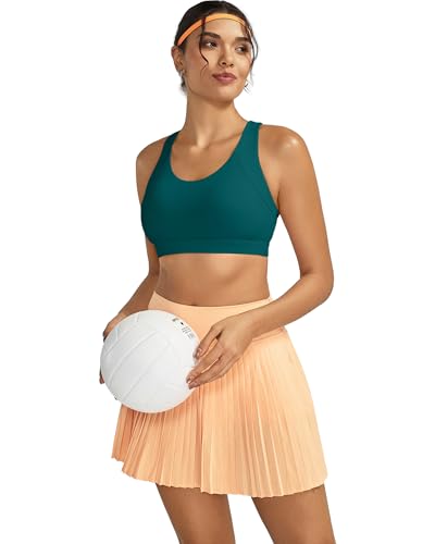 Image of RUNNING GIRL Sports Bras for Women,Seamless Strappy Sports Bra High Support Crisscross Back with Removable Pads
