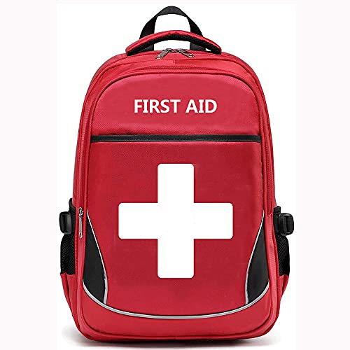 First Aid Bag Empty Red Emergency Medical Bag
