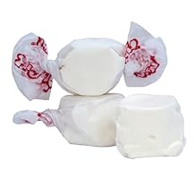 Vanilla Saltwater Taffy 3 lb Bulk Bag, Soft Chewy Gourmet Candy, Individually Wrapped Taffy Sweets for Parties, Candy Buffets & Gifts