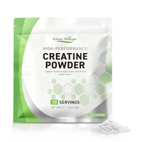 Image of Creatine Monohydrate Powder Travel Packs, 10 Servings 5g Micronized Pure Creatine for Men & Women Muscle Growth & Energy, On-The-Go Creatine, Sugar-Free, Vegan, Unflavored