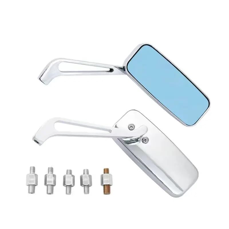Rétroviseur moto universel guidon rétroviseur latéral verre 8mm 10mm chrome