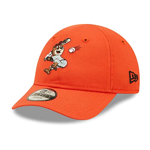 Casquette New Era 9FORTY Tod NE Mascot ORGBLK noire et orange style urbain