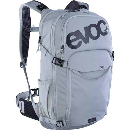 Evoc, Sac À Dos Stage 18 Gris Stone Unisex Adulto, Nero, Taglia Unica