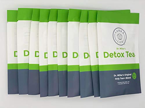 Lurra Life Dr. Miller's Detox Herbal Tea - Original Blend - for Detox, Natural Cleansing, and Weight Loss (10 Pack = 20 Tea Bags)