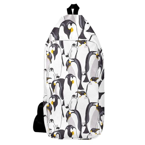 Sac à dos à bandoulière pingouin empereur multicolore 16x36.5cm