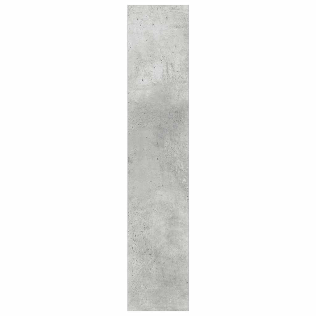 Wand-Schuhschrank Betongrau 60x18x90 cm Holzwerkstoff, platzsparendes Schuhregal mit 3 Kippböden, Schuhablage für Schuhe Schrank und Schuhständer