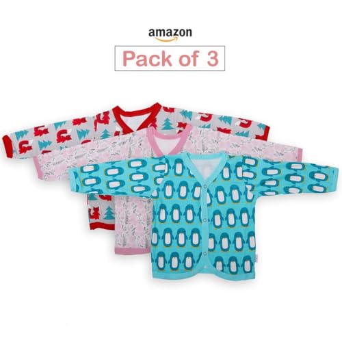 Image of BAYBEE 100% Organic Cotton Muslin Knot Jablas for Baby | Summer Wear Sleeveless Vest Jabala |