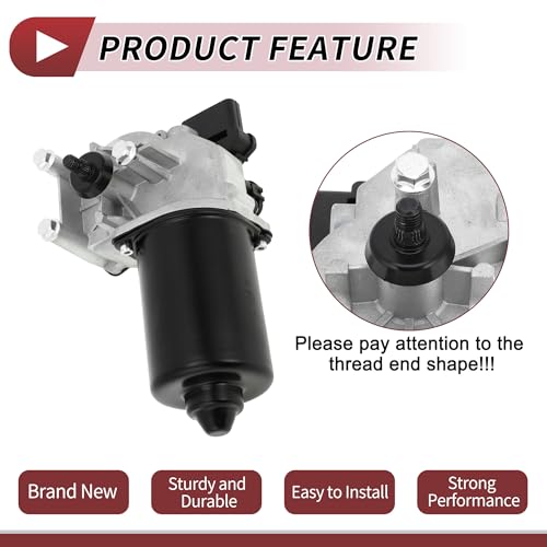Image of Windshield Wiper Motor for Hyundai Elantra 2009-2012 for Hyundai Santa Fe 2013-2018 Front Windscreen Wiper Motor Replacement No.981101H000 5 Pin