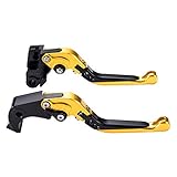★Hergestellt aus hochwertigen Materialien, hart, leicht und glatt, kann den zerbrechlichen Kunststoffbremshebel am Fahrrad ersetzen. Dies ist ein Paar Motorrad-Roller-Modifikationsbremshebelgriffe mit Premium-Qualität.