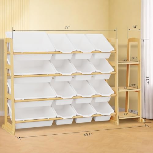 49% Off Kids Toy Storage Organizer with 16 Bins - Image 3