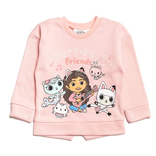 Image of DREAMWORKS GABBY'S DOLLHOUSE Girls Sweatshirt & Leggings Set Toddler to Big Kid Sizes (2T - 10-12)