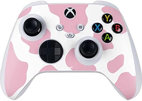 Skinit Decal Gaming Skin Compatible with Xbox Series S Controller - Pink Cow Print Design