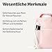 Amazon Basics Sportbeutel mit Kordelzug Sportrucksack, Rosa