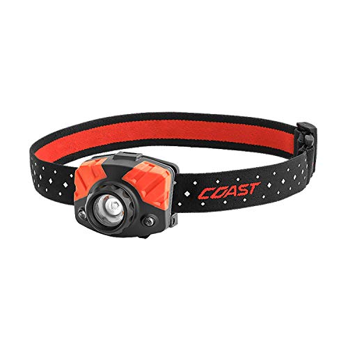 COAST FL75 435 Lumen Dual Color Focusing LED Headlamp, Black