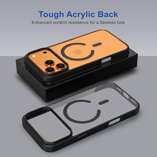 Image of amazon basics Back Case Cover for iPhone 17 Pro Max | Compatible for iPhone 17 Pro Max Back Cover | Scratch-Resistant Back Cover | Black