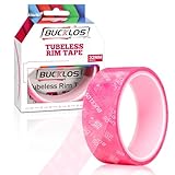 Traslucido: rende più facile vedere dove è attaccato il nastro, se è saldamente in posizione e ha un buon contatto con il bordo del cerchione, assicurando che non ci siano bolle d'aria sotto il nastro adesivo. Facilita la ricerca del foro della valvola per il montaggio di uno stelo della valvola tubeless