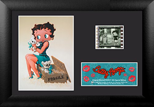 Trend Setters Betty Boop Box of Puppies Framed Film Cell Special Edition Display, 7x5