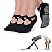 Non Slip Yoga Socks for Pilates Barre Ballet Dance, Anti Skid Hospital Slipper Delivery Socks with Grips for Women
