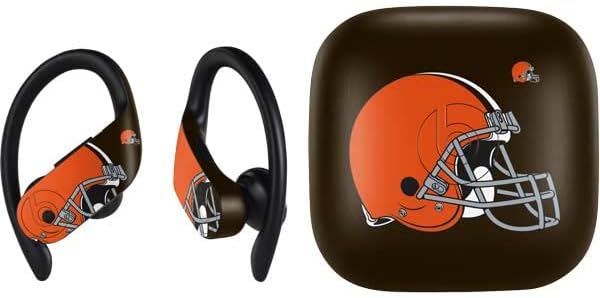 Skinit Decal Audio Skin Compatible with PowerBeats Pro - Officially Licensed NFL Cleveland Browns Orange Performance Series Design