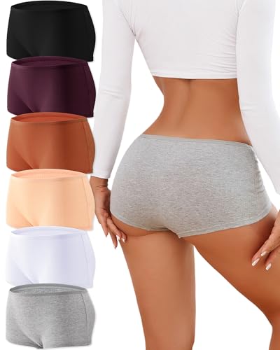 ALL OF ME Cotton Underwear for Women Boyshort...