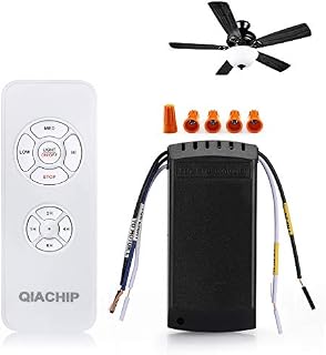 QIACHIP Universal Ceiling Fan and Light Remote Control Kit
