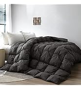 HOMBYS White Oversized King Feather and Down Comforter for Year-Round Warmth
| HOMBYS White Pinch Pleat Duvet Insert 413BihOZzJL. AC SR166,182