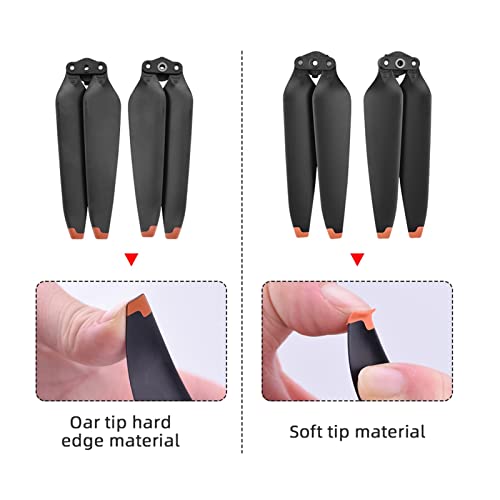 Qklyxr Hélice 9453F PC + TPU, accesorios plegables de liberación rápida, accesorio repuesto ala tornillo ligero, for DJI Mavic 3 Hélice para dron de carreras FPV(1pair) - imagen 3