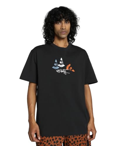 Image of Puma Unisex's Graphic Print Relaxed Fit T-Shirt