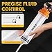 ELEAD 500cc Oil Fluid Extractor Pump, Multi-Purpose Oil Syringe, Fluid Syringe Extractor, Car Vacuum Fuel Transfer, Automotive Oil Syringe(17.6 Oz./0.45 Qt./500 CC)