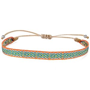 KELITCH Bracelets Charm Pour Femme Bracelets D&rsquo;amitié Tressés Bracelets Tour De Corde Faits à La Main