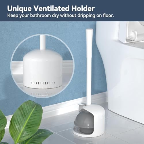 Toilet Plunger with Holder, Plunger with Holder for Toilet, Plungers for Bathroom with Holder, Toilet Plunger Heavy Duty — view 3