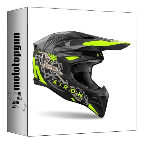 Casque Off-Road Airoh Wraaap WRC55 Darkness Mat XS Moto Cross